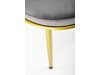 Stoel Houston 1506 (Grijs + Gouden)