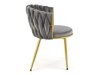Stoel Houston 1506 (Grijs + Gouden)
