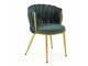 Stoel Houston 1506 (Groen + Gouden)