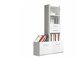 Boekenkast Campus (Wit + Glanzend wit)