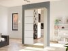 Kledingkast Closico Fractor III (Sonoma eik + Wit)