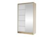 Kledingkast Closico Fractor III (Sonoma eik + Wit)