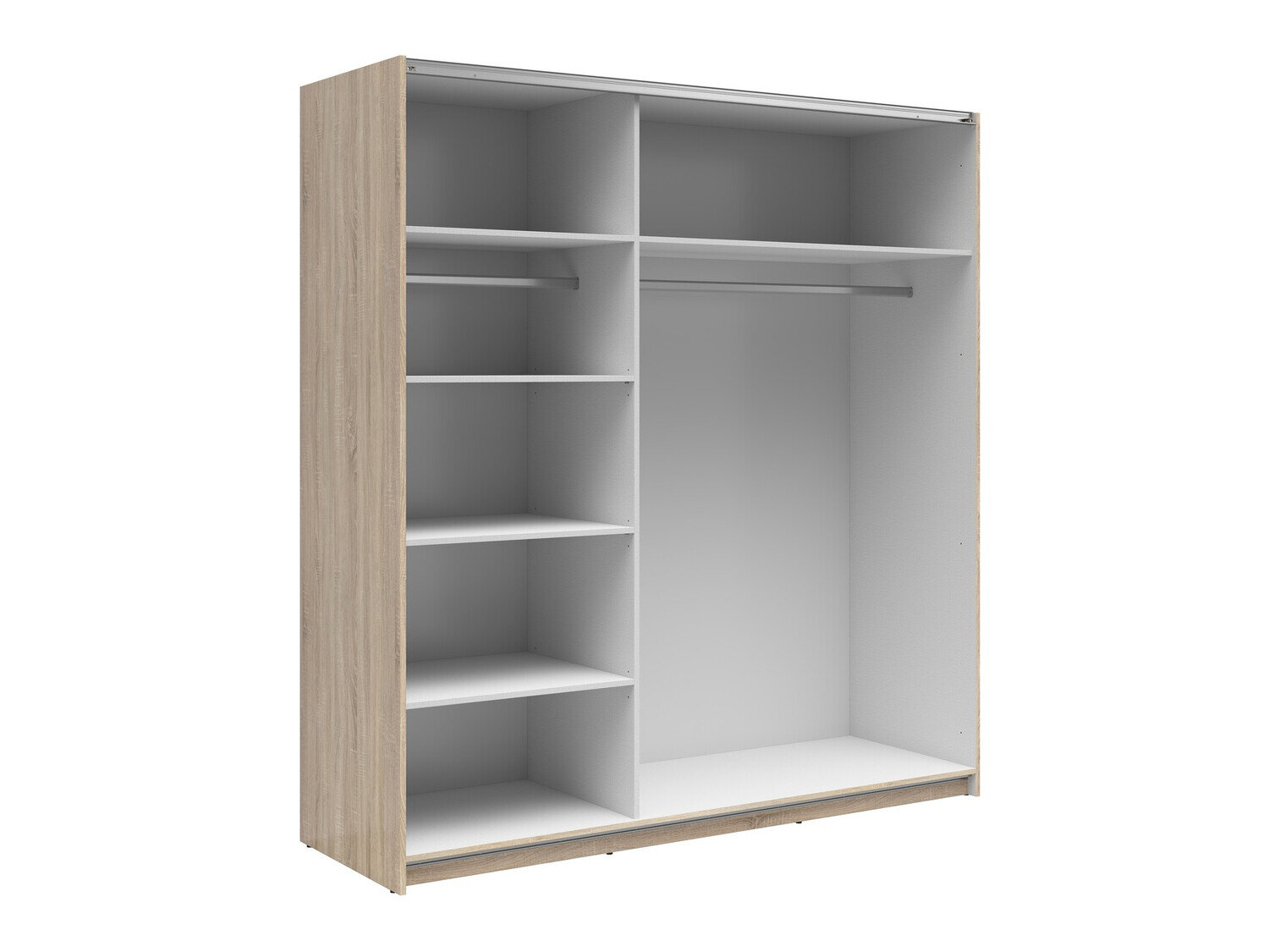 Garderobna omara Livevaro 109 (Sonoma hrast + Bela)