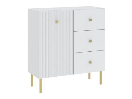 Kommode Etliva 100 (Hvid + Gylden)