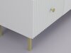 TV-meubel Etliva 104 (Wit + Gouden)