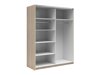Kledingkast Livevaro 117 (Sonoma eik + Wit)