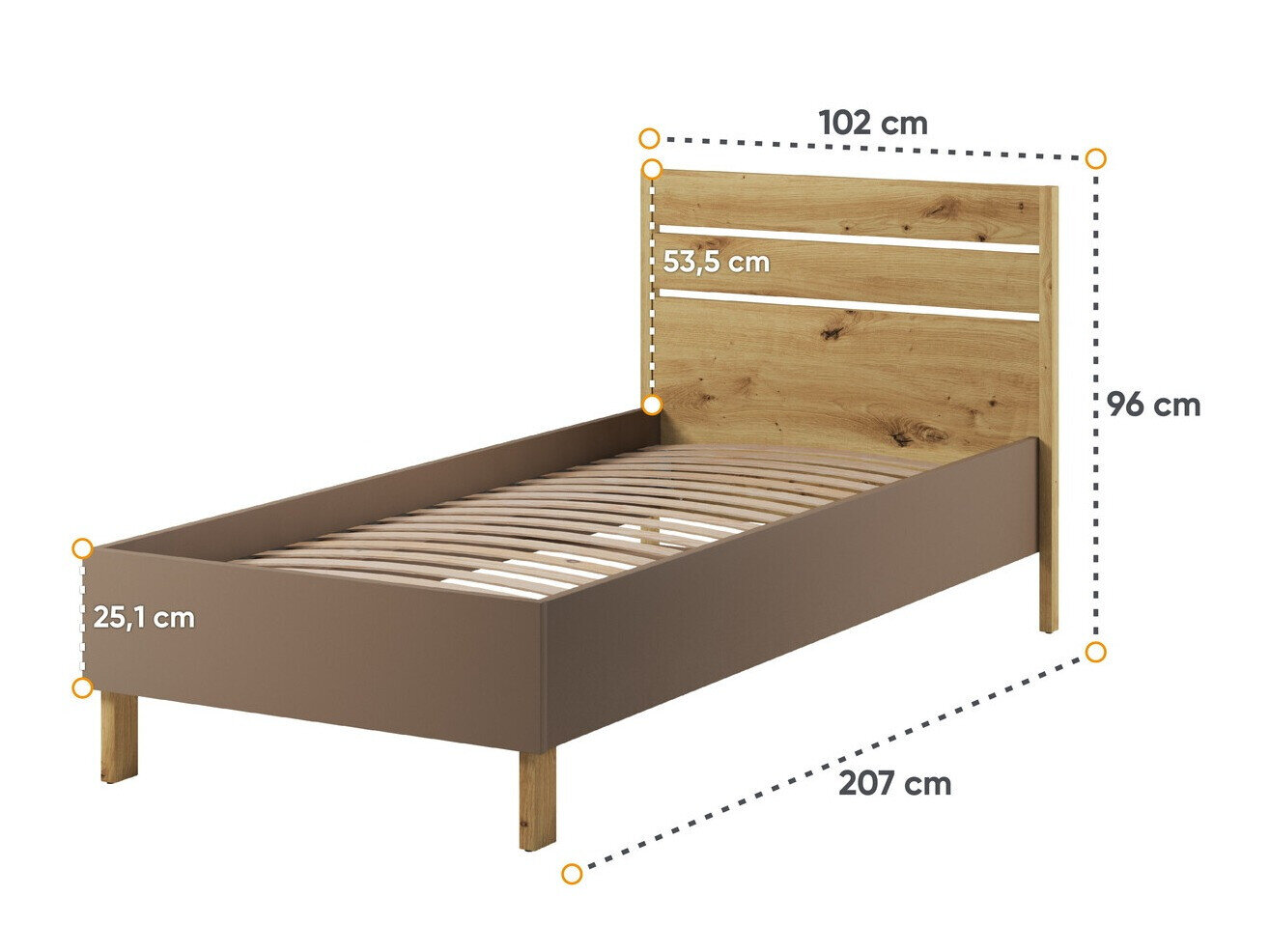 Letto Laralu 107