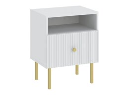 Nachtkastje Etliva 106 (Wit + Gouden)