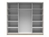 Riidekapp Livevaro 122 (Sonoma tamm)