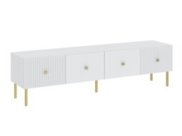 TV-meubel Etliva 105 (Wit + Gouden)