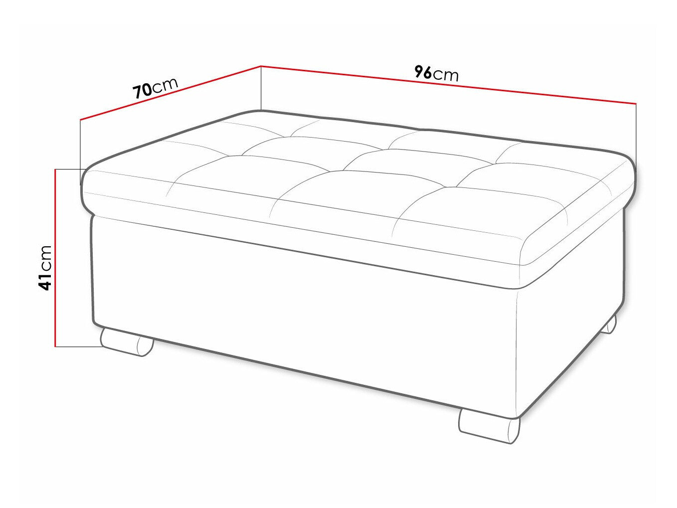 Polstret bænk Comfivo 118 (Magic Velvet 2219)
