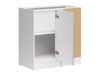 Armoire d'angle modulaire Line Grey 101