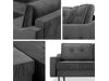 Canapé d'angle Kingsport 115 (Kronos 19)