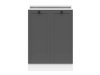 Modularni ormar sa vratima Classic Grey 114