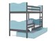 Stapelbed Aurora 111 (Blauw)