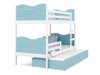 Stapelbed Aurora 111 (Blauw)
