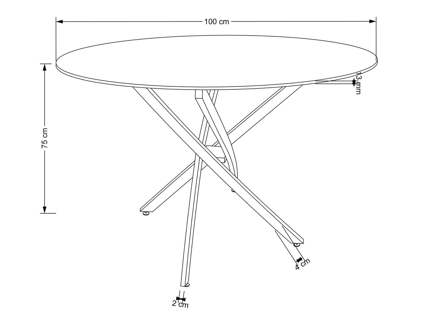 Tafel Houston 1538 (Gouden + Wit marmer)