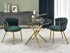Tafel Houston 1538 (Gouden + Zwart marmer)