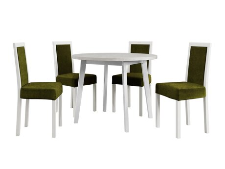 Eetkamerset Victorville 304 (Wit)