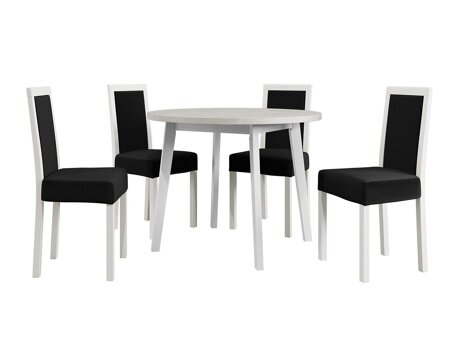 Eetkamerset Victorville 304 (Wit)