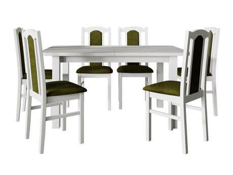 Eetkamerset Victorville 312 (Wit)