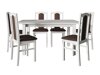 Eetkamerset Victorville 312 (Wit)