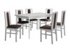 Eetkamerset Victorville 313 (Wit)
