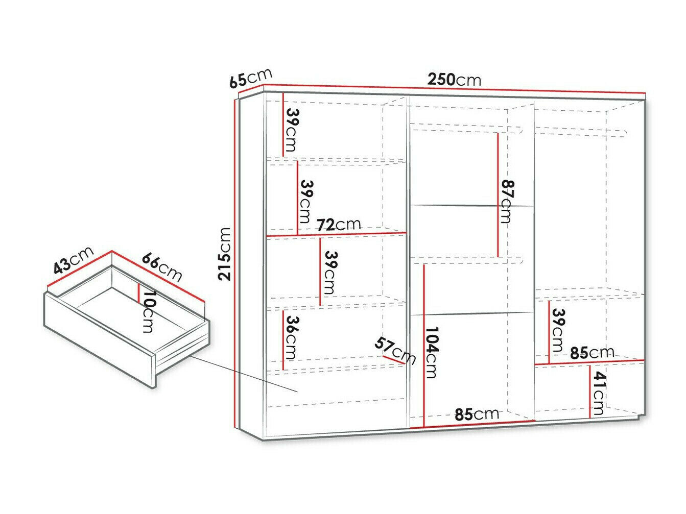 Garderobeskab Honolulu 229