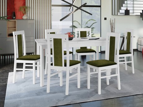Eetkamerset Victorville 315 (Wit)