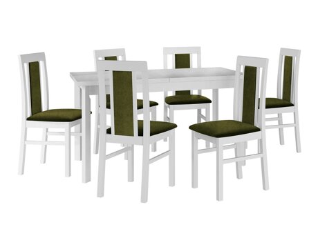 Eetkamerset Victorville 315 (Wit)
