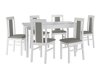 Eetkamerset Victorville 315 (Wit)