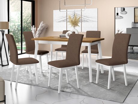 Eetkamerset Victorville 322 (Wit)