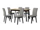 Spisestuesæt Victorville 321 (Sort)