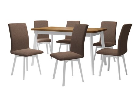 Eetkamerset Victorville 324 (Wit)