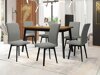 Spisestuesæt Victorville 324 (Sort)