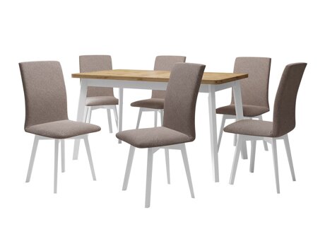 Eetkamerset Victorville 326 (Wit)