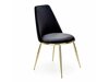 Stoel Houston 1327 (Zwart + Gouden)