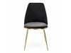 Stoel Houston 1327 (Zwart + Gouden)