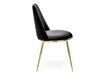 Stoel Houston 1327 (Zwart + Gouden)