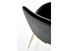 Stoel Houston 1327 (Zwart + Gouden)