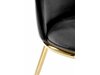 Stoel Houston 1327 (Zwart + Gouden)