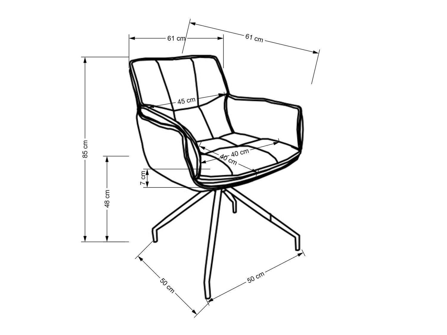 Stol Houston 1548 (Grå)