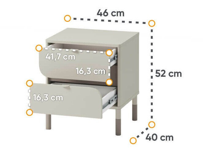 Sengebord Lomsono 116