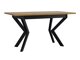 Table Victorville 328 (Noir + Grandson chêne)