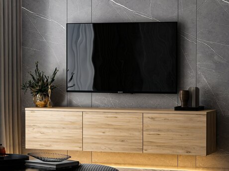 TV-állvány Kailua 408 (Fenyő)