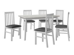 Eetkamerset Victorville 267 (Wit)