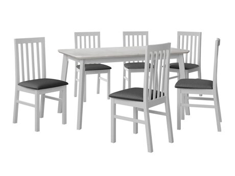 Eetkamerset Victorville 267 (Wit)