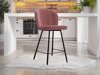 Barkruk Jackson 101 (Zwart + Magic Velvet 2258)