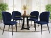 Chaise Jackson 104 (Noir + Magic Velvet 2216)