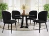Stoel Jackson 104 (Zwart + Magic Velvet 2219)